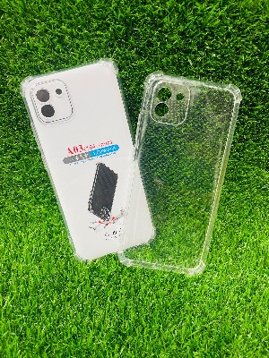 Picture of For Samsung A03 Soft Transparent Shockproof Tpu Back Case/Cover  Water Colour, With Camera Bumper protection.