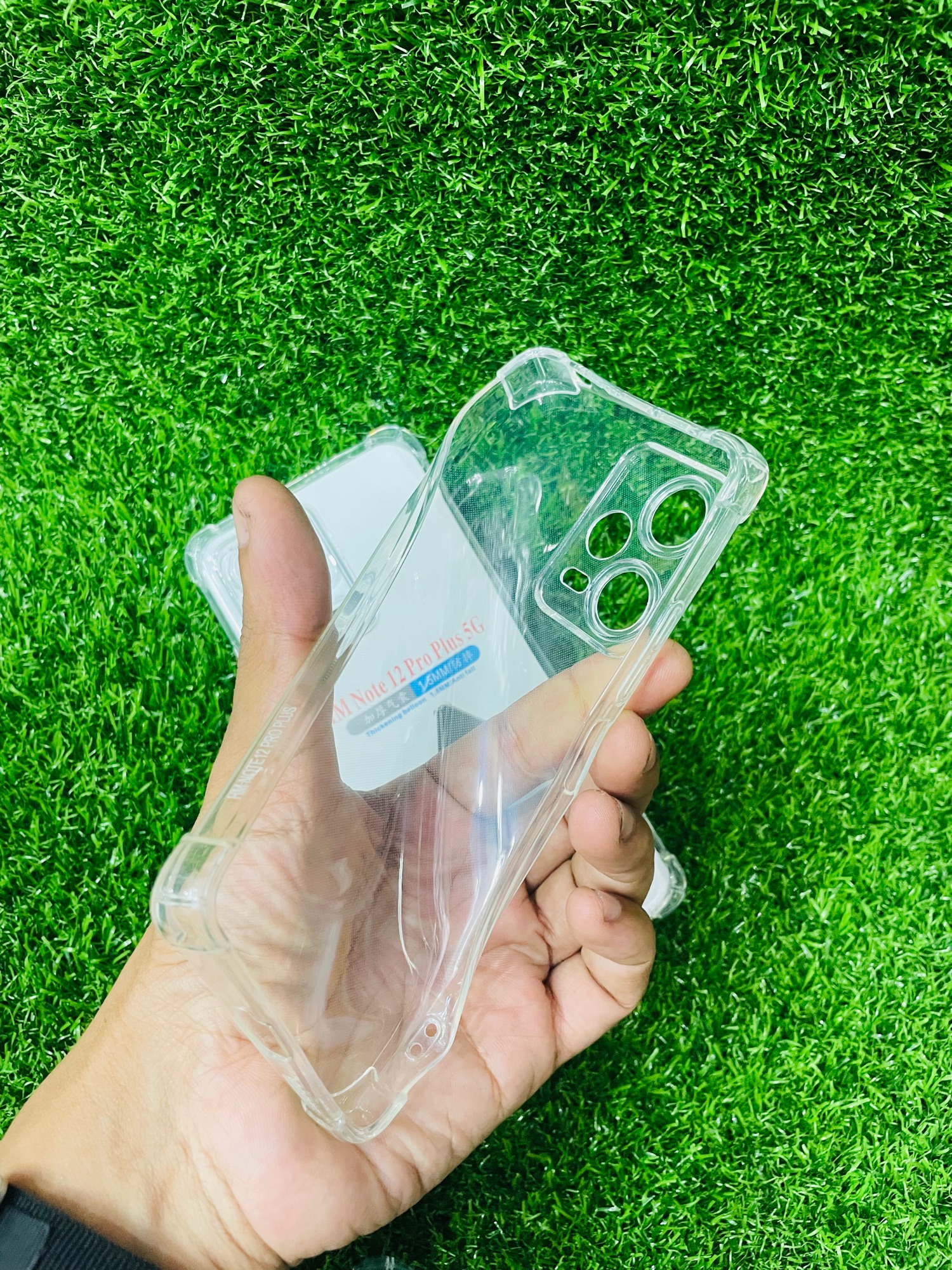 Picture of For Redmi Note 12 Pro Plus 5G Soft Transparent Shockproof Tpu Back Case/Cover  Water Colour, With Camera Bumper protection.