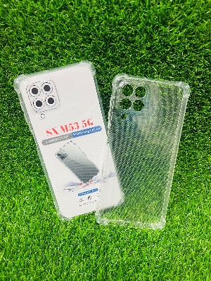 Picture of For Samsung M53 (5G) Soft Transparent Shockproof Tpu Back Case/Cover  Water Colour, With Camera Bumper protection.
