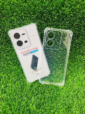 Picture of For Vivo V25/V25E Soft Transparent Shockproof Tpu Back Case/Cover  Water Colour, With Camera Bumper protection.