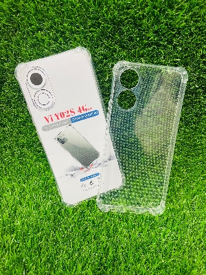 Picture of For Vivo Y02S (4G) Soft Transparent Shockproof Tpu Back Case/Cover  Water Colour, With Camera Bumper protection.