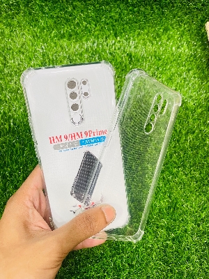 Picture of For Redmi 9/Redmi 9Prime Soft Transparent Shockproof Tpu Back Case/Cover  Water Colour, With Camera Bumper protection.