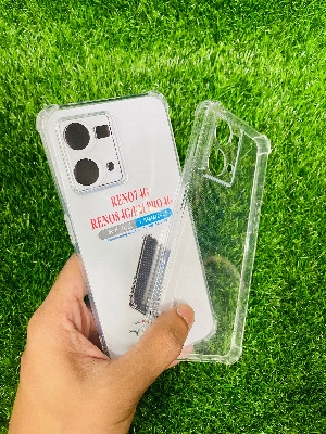 Picture of For Oppo F21 PRO 4G /RENO 74G/RENo 8 4G Soft Transparent Shockproof Tpu Back Case/Cover  Water Colour, With Camera Bumper protection.