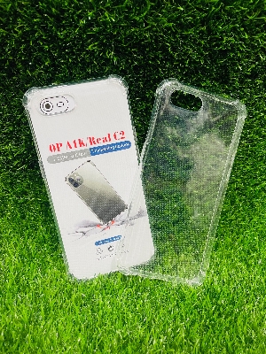 Picture of For Oppo A1K/Realme C2 Soft Transparent Shockproof Tpu Back Case/Cover  Water Colour, With Camera Bumper protection.