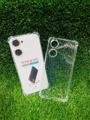 Picture of For Vivo Y37/ Y03 (4G)/Y18E (4G)/ Y18 (4G)Y18S,Soft Transparent Shockproof Tpu Back Case/Cover Water Colour, With Camera Bumper protection.