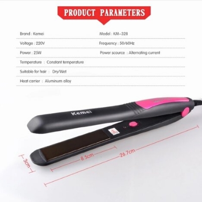 kemei Km-328 Professional Hair Straightener Cosmetic Shopping Zone online shop bangladeshothoba.com