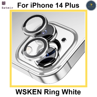 Picture of For Apple iPhone 14 Plus Silver WSKEN Ring Alloy Ultra Thin Camera Lens Protector