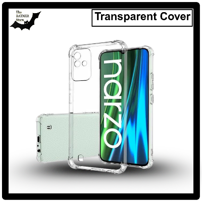 Picture of For Realme Narzo 50i Transparent Cover TPU Soft Flexible Airbag Transparent Silicone Case | Back Case Cover For Smartphone