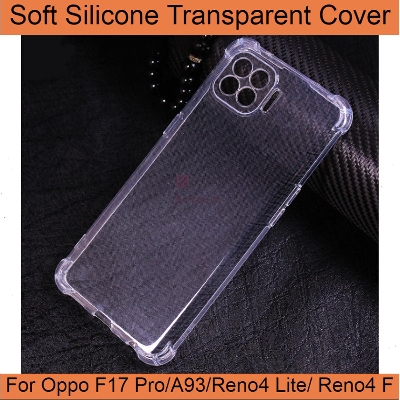 Picture of For Oppo F17 Pro/ A93/ Reno4 Lite/ Reno4 F Back Cover Soft Flexible Transparent Silicone Case