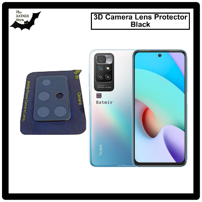 Picture of For Xiaomi Redmi 10/ Redmi 10 Prime/ Redmi 10 2022 3D Curved Camera Lens Protector Lens Shield Latest Generation Curvy Border Glass Membrane HD Tempered Glass Camera Full Lens Protector for Mobile