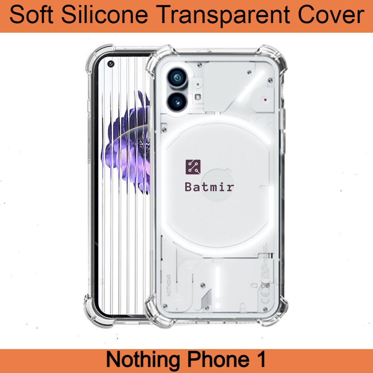 Picture of For Nothing Phone 1 Back Cover Soft Flexible Transparent Silicone Case