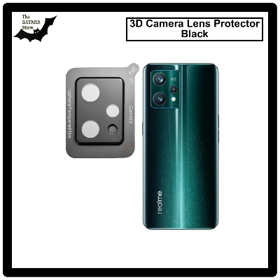 Picture of For Realme 9 4G 3D Curved Camera Lens Protector Lens Shield Latest Generation Curvy Border Glass Membrane HD Tempered Glass Camera Full Lens Protector for Mobile