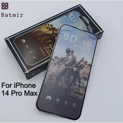 Picture of For Apple iPhone 14 Pro Max Full Screen Anti Fingerprint AG Matte Tempered Glass Screen Protector