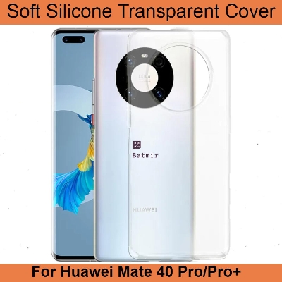 Picture of For Huawei Mate 40 Pro/ Mate 40 Pro Plus Back Cover Soft Flexible Transparent Silicone Case