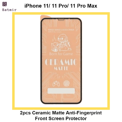 Picture of For Apple iPhone 11/ iPhone 11 Pro/ iPhone 11 Pro Max 2pcs Ceramic Matte Anti-Fingerprint Front Screen Protector (Not Glass)