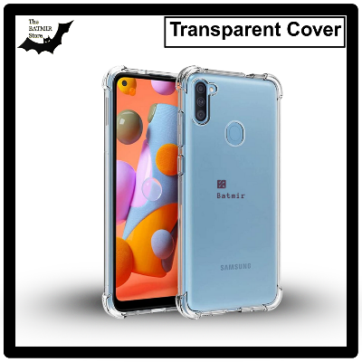 Picture of For Samsung Galaxy A11/ M11 Transparent Cover TPU Soft Flexible Airbag Transparent Silicone Case | Back Case Cover For Smartphone