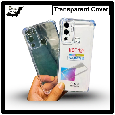 Picture of For Infinix Hot 12i Transparent Cover TPU Soft Flexible Airbag Transparent Silicone Case | Back Case Cover For Smartphone