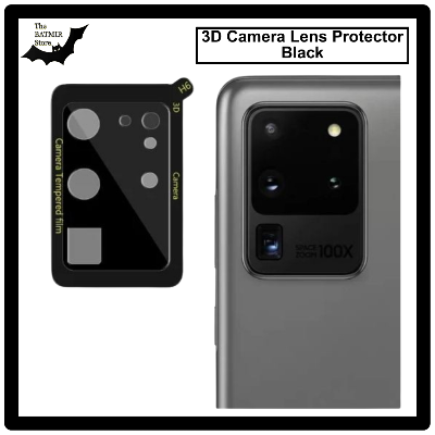 Picture of For Samsung Galaxy S20 Ultra/ S20 Ultra 5G 3D Curved Camera Lens Protector Lens Shield Latest Generation Curvy Border Glass Membrane HD Tempered Glass Camera Full Lens Protector for Mobile