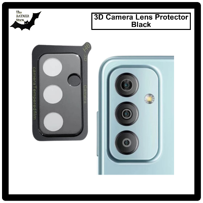 Picture of For Samsung Galaxy F23 5G 3D Curved Camera Lens Protector Lens Shield Latest Generation Curvy Border Glass Membrane HD Tempered Glass Camera Full Lens Protector for Mobile