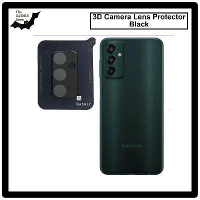 Picture of For Samsung Galaxy M13 3D Curved Camera Lens Protector Lens Shield Latest Generation Curvy Border Glass Membrane HD Tempered Glass Camera Full Lens Protector for Mobile
