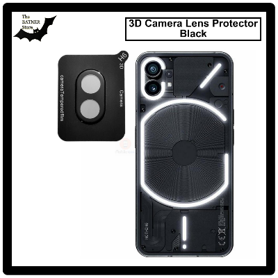Picture of For Nothing Phone 1 3D Curved Camera Lens Protector Lens Shield Latest Generation Curvy Border Glass Membrane HD Tempered Glass Camera Full Lens Protector for Mobile