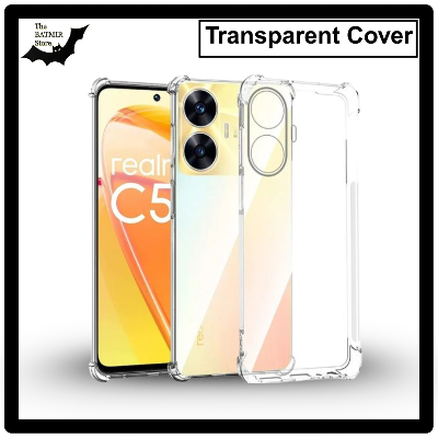 Picture of For Realme C55 4G Transparent Cover TPU Soft Flexible Airbag Transparent Silicone Case | Back Case Cover For Smartphone