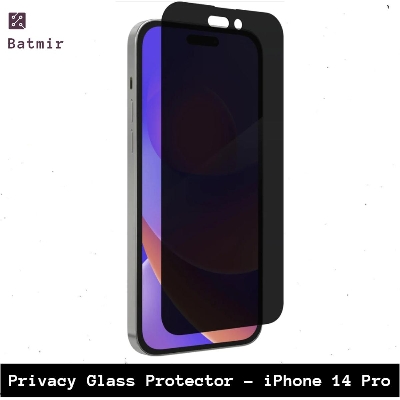 Picture of For Apple iPhone 14 Pro Anti Spy Privacy Screen Protector 9H Hardness Full Screen Glass Protector