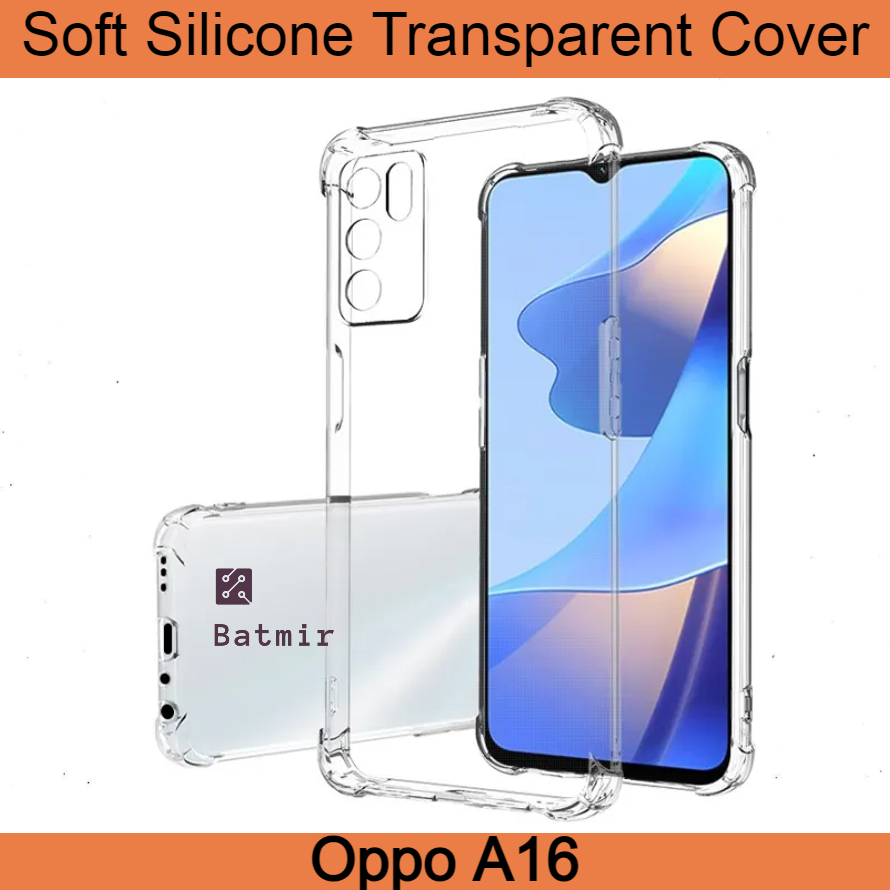 Picture of For Oppo A16 Back Cover Soft Flexible Airbag Transparent Silicone Case