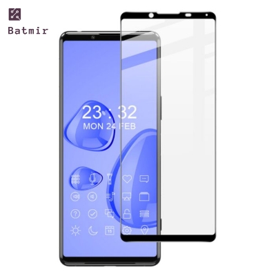 Picture of For Sony Xperia 5 III Front Screen Protector 9D Tempered Full Screen Coverage Glass Protector Black