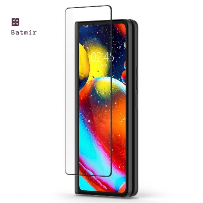 Picture of For Samsung Galaxy Z Fold3 Front Screen Protector 9D Tempered Full Screen Coverage Glass Protector Black