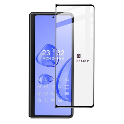 Picture of For Samsung Galaxy Z Fold4 Front Screen Protector 9D Tempered Full Screen Coverage Glass Protector Black