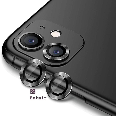 Picture of For Apple iPhone 12 Mini Camera Protector WSKEN Metal Ring Tempered Glass Camera Lens Protector