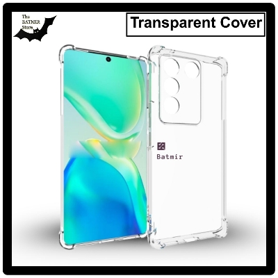 Picture of For vivo S16/ S16 Pro 5G/ V27/ V27 Pro Transparent Cover TPU Soft Flexible Airbag Transparent Silicone Case | Back Case Cover For Smartphone