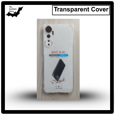 Picture of For Infinix Hot 20 Transparent Cover TPU Soft Flexible Airbag Transparent Silicone Case | Back Case Cover For Smartphone