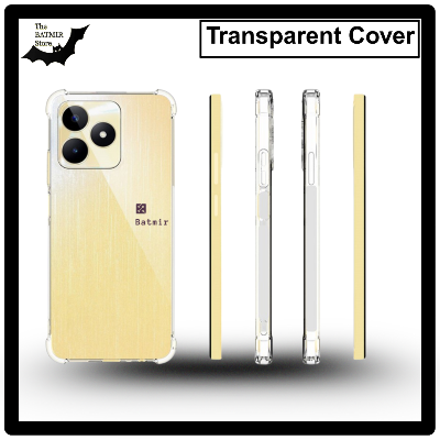 Picture of Realme Narzo N53/ Realme C53 4G Transparent Cover TPU Soft Flexible Airbag Transparent Silicone Case | Back Case Cover For Smartphone