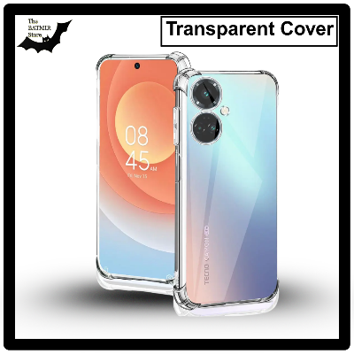 Picture of For Tecno Camon 19/ Camon 19 Pro Transparent Cover TPU Soft Flexible Airbag Transparent Silicone Case | Back Case Cover For Smartphone
