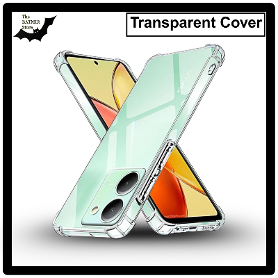 Picture of For vivo Y78 5G Transparent Cover TPU Soft Flexible Airbag Transparent Silicone Case | Back Case Cover For Smartphone