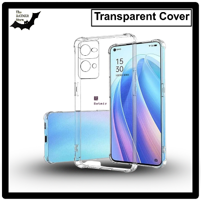 Picture of For Oppo Reno7 4G/ Reno8 4G/ F21 Pro 4G Transparent Cover TPU Soft Flexible Airbag Transparent Silicone Case | Back Case Cover For Smartphone