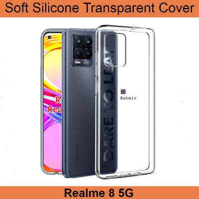 Picture of For Realme 8 5G/ Realme 8s 5G Back Cover Soft Flexible Airbag Transparent Silicone Case