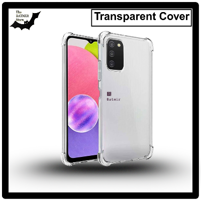Picture of For Samsung Galaxy A03s Transparent Cover TPU Soft Flexible Airbag Transparent Silicone Case | Back Case Cover For Smartphone