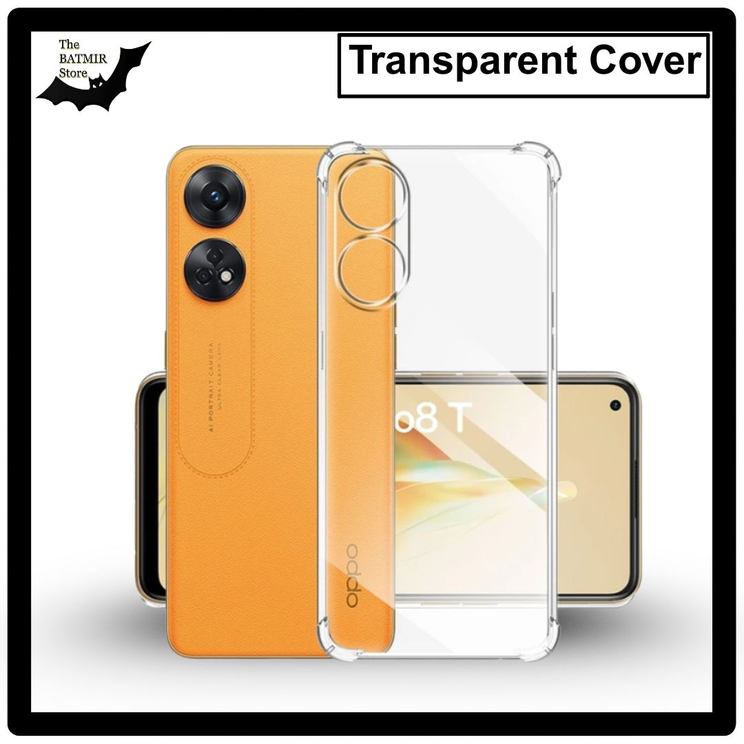 Picture of For Oppo Reno8 T 4G Transparent Cover TPU Soft Flexible Airbag Transparent Silicone Case | Back Case Cover For Smartphone