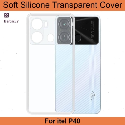 Picture of For itel P40 Back Cover Soft Flexible Airbag Transparent Silicone Case