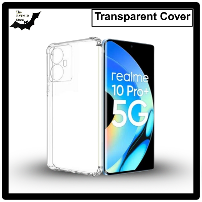 Picture of For Realme 10 Pro Plus 5G Transparent Cover TPU Soft Flexible Airbag Transparent Silicone Case | Back Case Cover For Smartphone