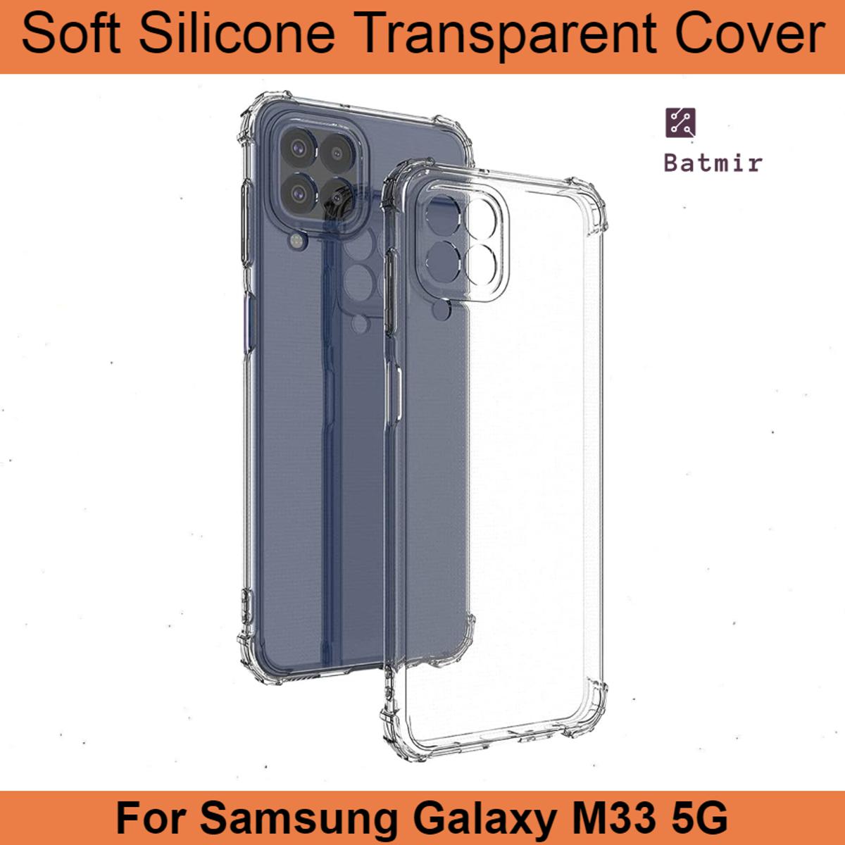 Picture of For Samsung Galaxy M33 5G Back Cover Soft Flexible Airbag Transparent Silicone Case