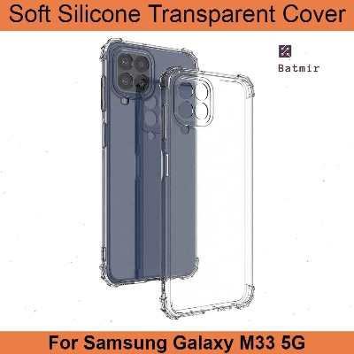 Picture of For Samsung Galaxy M33 5G Back Cover Soft Flexible Airbag Transparent Silicone Case