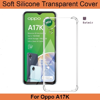 Picture of For Oppo A17K Back Cover Soft Flexible Airbag Transparent Silicone Case