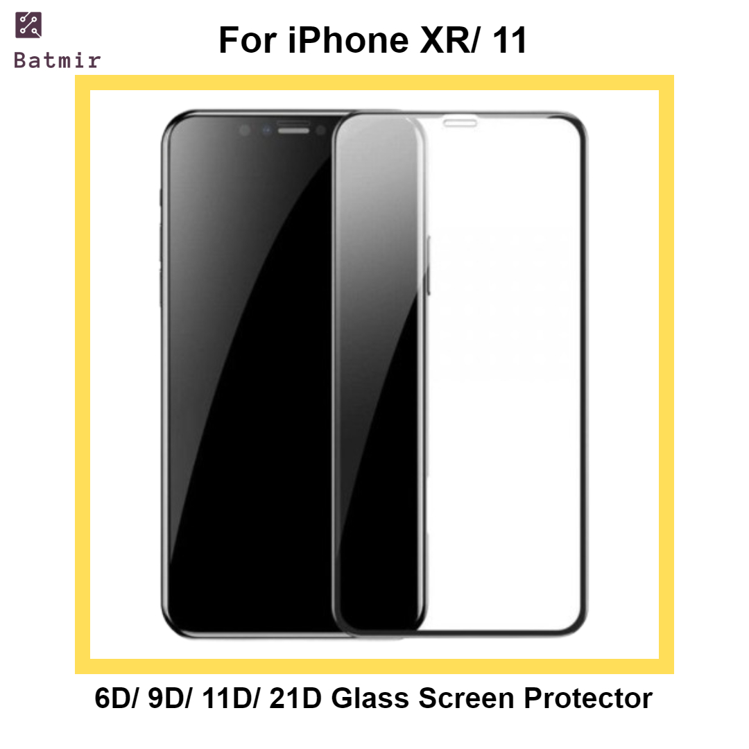 Picture of For Apple iPhone XR/ iPhone 11 Glass Screen Protector 6D/9D/11D/21D 9H Hardness Front Full Screen Protector
