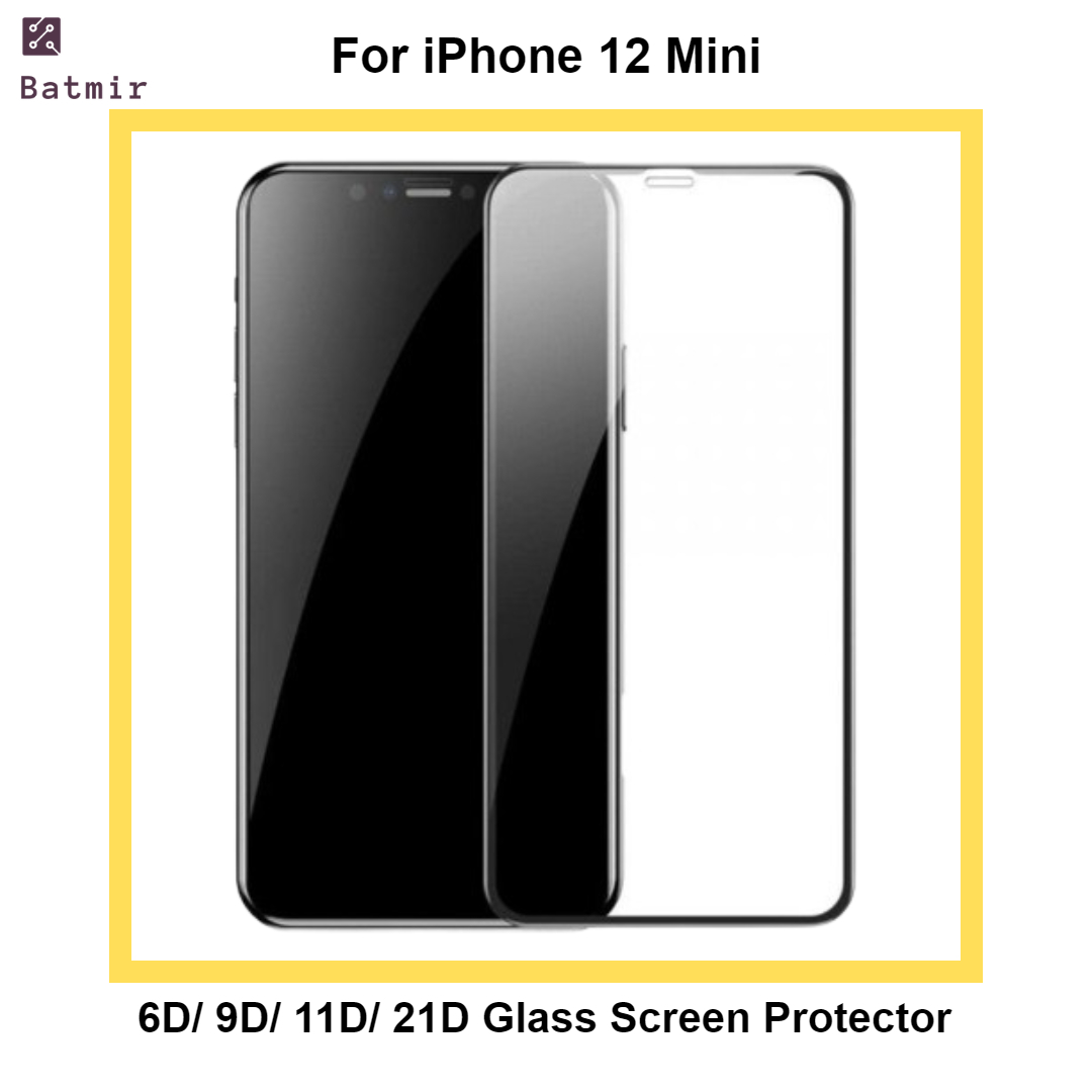 Picture of For Apple iPhone 12 Mini Glass Screen Protector 6D/9D/11D/21D 9H Hardness Front Full Screen Protector