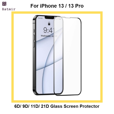 Picture of For Apple iPhone 13/ iPhone 13 Pro Glass Screen Protector 6D/9D/11D/21D 9H Hardness Front Full Screen Protector