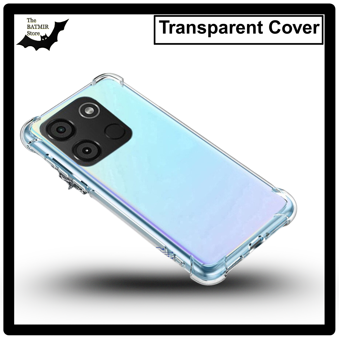 Picture of For itel A60 Transparent Cover TPU Soft Flexible Airbag Transparent Silicone Case | Back Case Cover For Smartphone